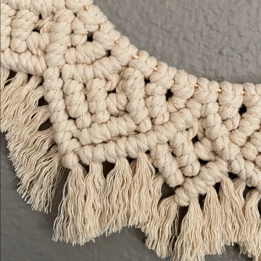 Handmade Macrame Hoop Decor - Picture 2 of 3